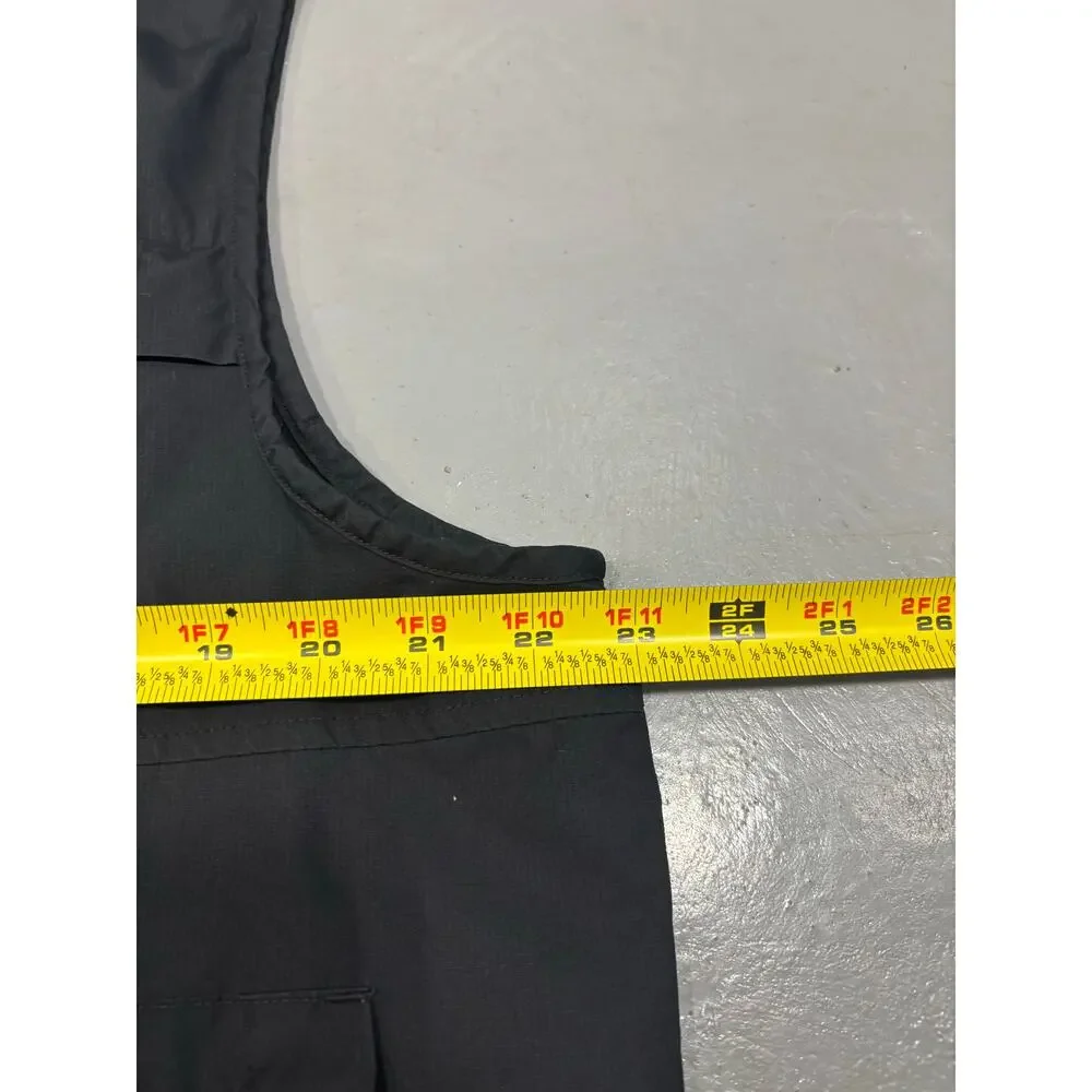 Jordan Utility Vest‎ Black Y2K 2000s Medium Loose Fit Zip Pocket Vest